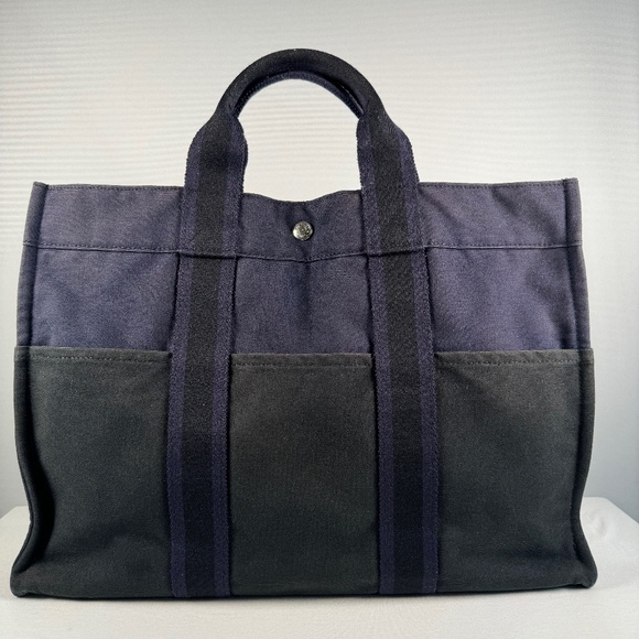 Hermès Toile Fourre-Tout MM - Picture 1 of 10